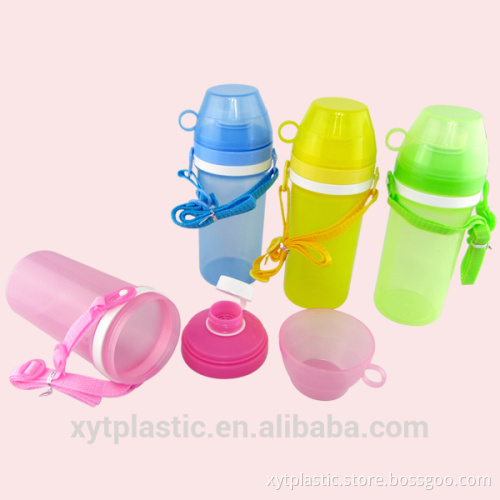 600ml high quality cartoon plastic children water bottle shantou shuanghuan viassin plastic